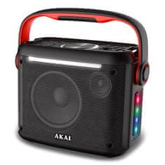 Akai Reproduktor , ABTS-K5, prenosný, bluetooth, FM, TWS, diaľkový ovládač, bezdrôtový mikrofón, 30 W RMS