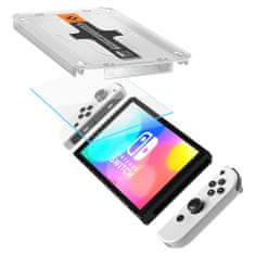 Spigen Ochranné Tvrdené Sklo Glas.Tr ”Ez Fit” 2-Pack Nintendo Switch Oled