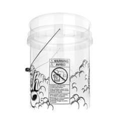 Nuke Guys  Clear Wash Bucket - 20l transparentné detailingové vedro