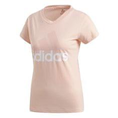 Adidas Tričko ružová S Essentials Linear Tee