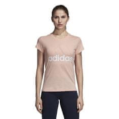 Adidas Tričko ružová S Essentials Linear Tee