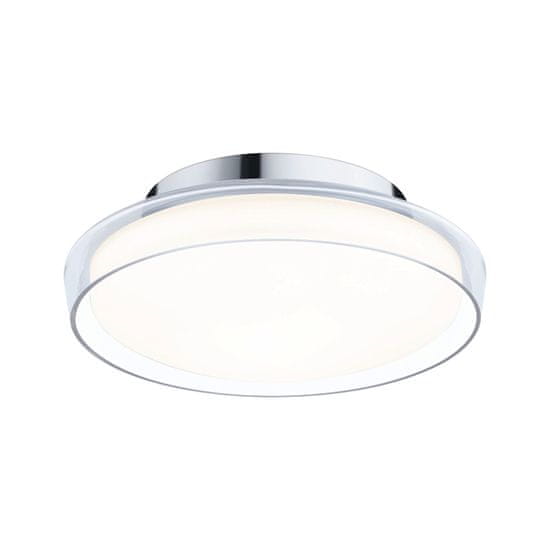 Paulmann PAULMANN Selection Bathroom LED stropné svietidlo Luena IP44 3000K 230V 11,5 W sklo/chróm 71078