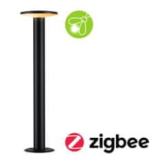 Paulmann PAULMANN LED stojacie svietidlo Smart Home Zigbee Plate neláka hmyz IP44 600mm CCT 5,5 W 230V antracit kov/umelá hmota 94755