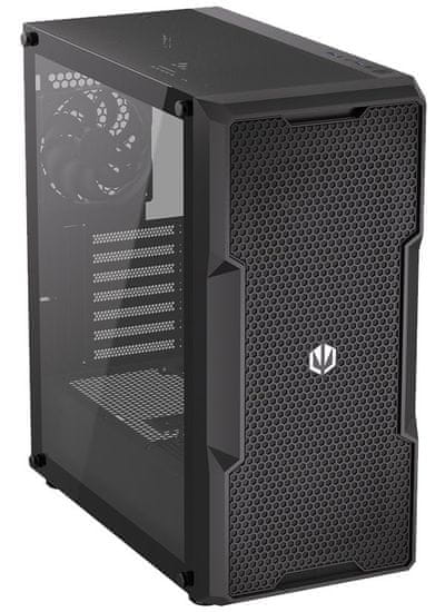 Endorfy skriňa Regnum 400 Air / ATX / 4x120mm / 2xUSB / presklená bočnica / čierna