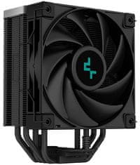 DEEPCOOL chladič AK400 Zero Dark / 120mm fan / 4x heatpipes / PWM / pre Intel aj AMD / komplet čierny