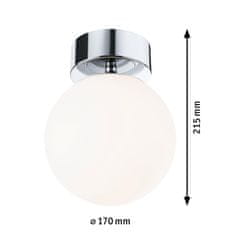 Paulmann PAULMANN Selection Bathroom LED stropné svietidlo Gove IP44 3000K 230V 9W chróm / satén 71065