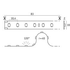 Paulmann PAULMANN Pre LED Strip Silver P75 840 5m 23W 750lm/m 96LEDs/m 4000K 76018