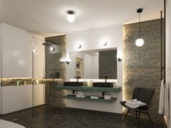 Paulmann PAULMANN Selection Bathroom LED nástenné svietidlo Gove IP44 3000K 230V 5W čierna mat/satén 71074
