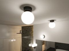 Paulmann PAULMANN Selection Bathroom LED stropné svietidlo Gove IP44 3000K 230V 5W čierna mat/satén 71071