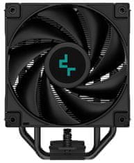 DEEPCOOL chladič AK400 Zero Dark / 120mm fan / 4x heatpipes / PWM / pre Intel aj AMD / komplet čierny