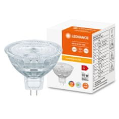 LEDVANCE Stmievateľná LED žiarovka MR16 5W = 35W 350lm 4000K Neutrálna biela 36° CRI90 12V Superior