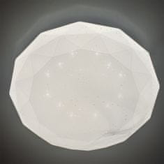 LUMILED Stropné svietidlo LED 24W 4000K biele okrúhle DIAMANT 38cm