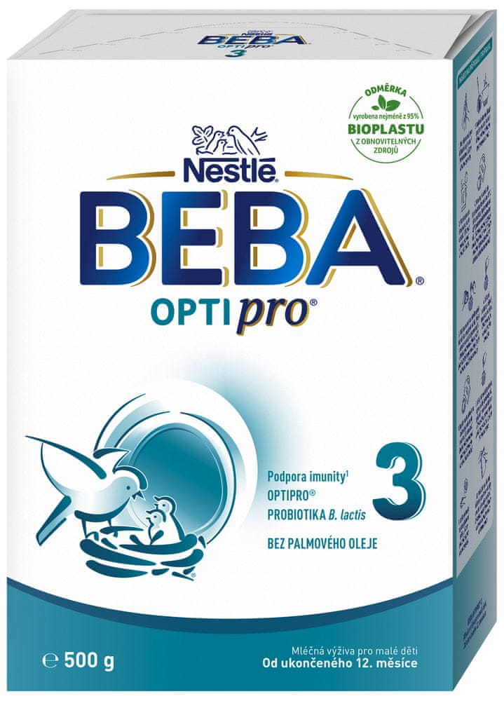 BEBA OPTIPRO 3 batoľacie mlieko, 500g