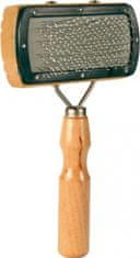 Trixie Kartáč jednostranný, dřevěný, hranatý s kuličkami 10x18cm