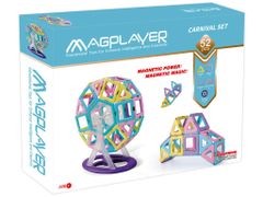 MAGPLAYER Magplayer magnetická stavebnica 52 ks
