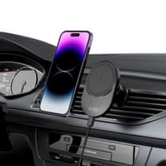 Tech-protect V1 MagSafe držiak na mobil do auta 15W, čierny