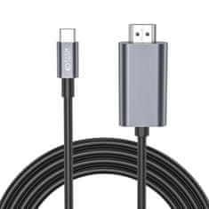 Tech-protect Ultraboost kábel USB-C / HDMI 4K 2m, čierny