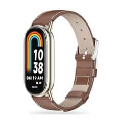 Tech-protect Leatherfit remienok na Xiaomi Smart Band 8, brown