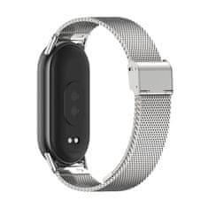 Tech-protect Milanese remienok na Xiaomi Smart Band 8, silver