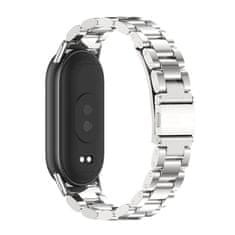 Tech-protect Stainless remienok na Xiaomi Smart Band 8 / 9, silver