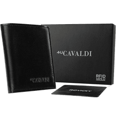 Factoryprice Kožená peňaženka RFID CAVALDI 0800-BS 0800-BS-RFID___BLACK_395449 Univerzálne