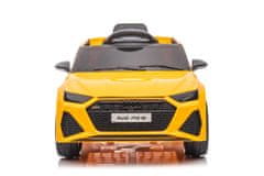 Lean-toys Audi RS6 Batéria Vozidlo BRD-2118 Žltá