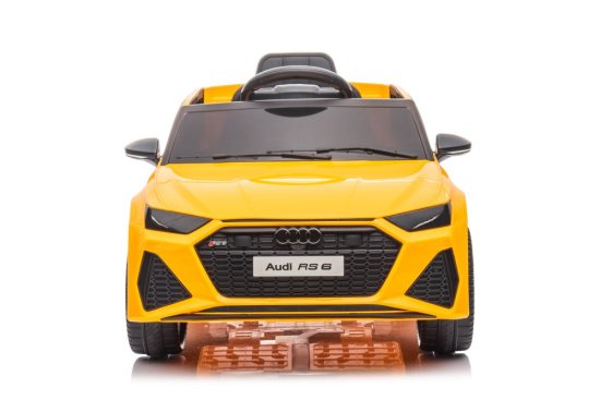 Lean-toys Audi RS6 Batéria Vozidlo BRD-2118 Žltá