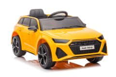 Lean-toys Audi RS6 Batéria Vozidlo BRD-2118 Žltá