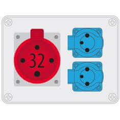 Solex Rozvodnica R-BOX 190 1x32A/4, 2x250V B.1205