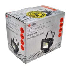 Solight Reflektor LED 10W čierny WM-10W-E