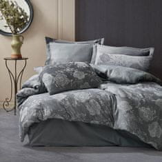 shumee Bavlnené obliečky FLORY GREY/220x200 COTTONLOVE JACQUARD