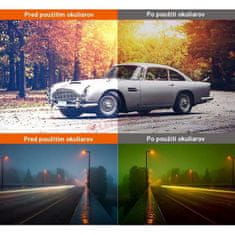 PolarZONE Žlté polarizačné okuliare na šoférovanie "Polar Truck"