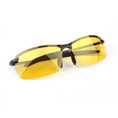 Sunmania Žlté nočné okuliare pre vodičov "Irondriver"