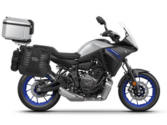 SHAD Kompletná sada sedlových brašní SHAD TERRA TR40 adventure a hliníkového kufra SHAD TERRA 55L vrátane montážnej sady SHAD YAMAHA MT-07 Tracer / Tracer 700