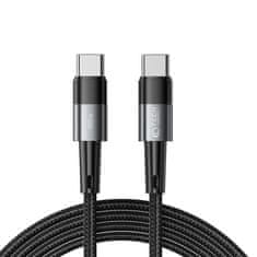 Tech-protect Ultraboost kábel USB-C / USB-C 60W 3A 2m, šedý