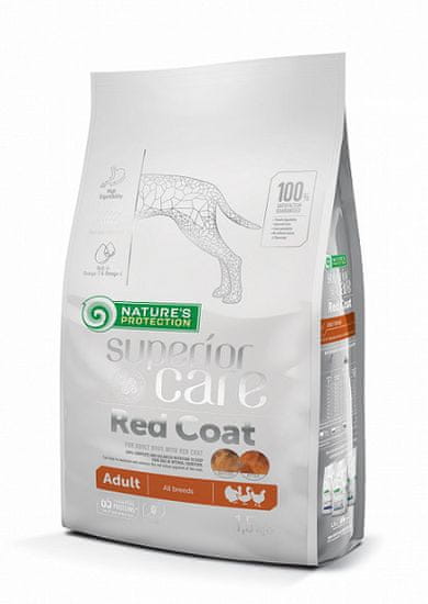 Nature's Protection Krmivo pre psa Superior care red dog GF adult poultry all breeds 10 kg