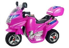 Lean-toys Dobíjací motocykel HC8051 Pink