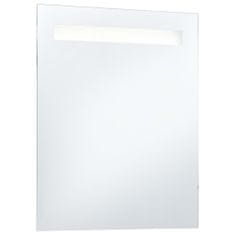 Vidaxl Kúpeľňové nástenné zrkadlo s LED osvetlením 50x60 cm