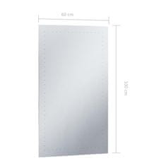 Vidaxl Kúpeľňové nástenné zrkadlo s LED osvetlením 60x100 cm