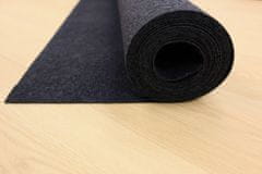 Betap AKCIA: 300x350 cm SUPER CENA: Čierny univerzálny koberec metrážny Budget (Rozmer metrového tovaru Bez obšitia)