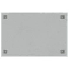 Vidaxl Nástenná magnetická tabuľa biela 60x40 cm tvrdené sklo