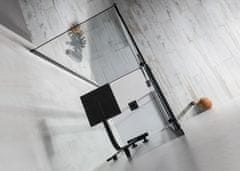 SAPHO ALTIS LINE BLACK bočná stena 900mm, číre sklo, výška 2000mm, číre sklo AL6012B - Sapho