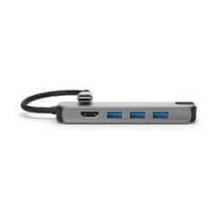 Next One USB-C Pro Multiport Adapter PD-PRO-HUB - sivý