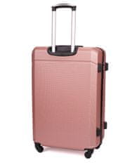 Solier Pevný cestovný kufor L 26' STL945 ružový