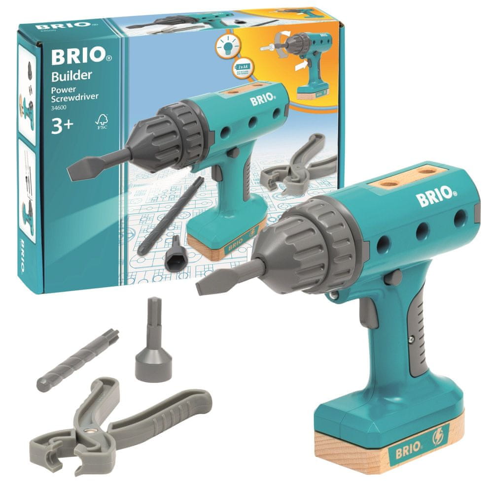 Brio Stavebnica BRIO BUILDER 34600 Vŕtačka na batérie