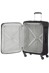 American Tourister Cestovný kufor Citybeat Spinner 66cm 67/73L rozšíriteľný Čierna