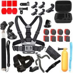 MUVU XXL sada úchytov pre GoPro Príslušenstvo pre kamery GOPRO HERO 8 9 10 11 GoPro kit športové mini kamery