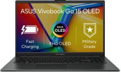 ASUS Vivobook Go 15 OLED (E1504F) (E1504FA-OLED039W), čierna