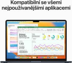 Apple MacBook Air 15, M2 8-core/16GB/512GB SSD/10-core GPU, temně atramentová (M2 2023) (Z18U0009C)