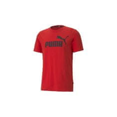 Puma Tričko tmavomodrá XXL Ess Logo Tee